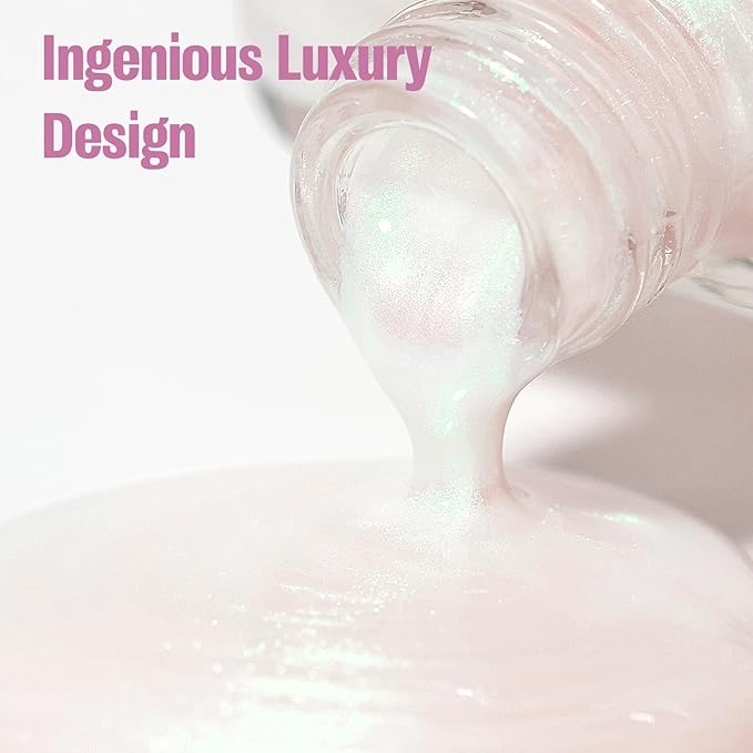 Pearl Pink to Green Iridescent Nail Polish 15ml - Aurora Mermaid & Unicorn Glossy, Quick Dry Air Dry Long Lasting, Oil-Based Vegan Nail Art Polish - DIY at Home