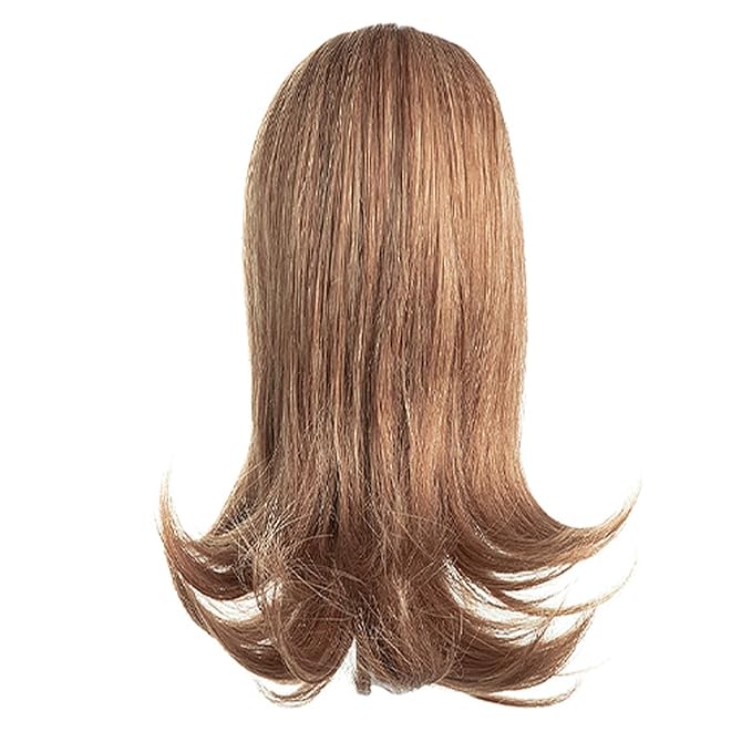Ponytail Hair Extensions, 12 Inch Claw Clip Ponytail Hair Extensions for Women, Chin Clip Wigs, Soft Synthetic Wigs-Brown Blonde