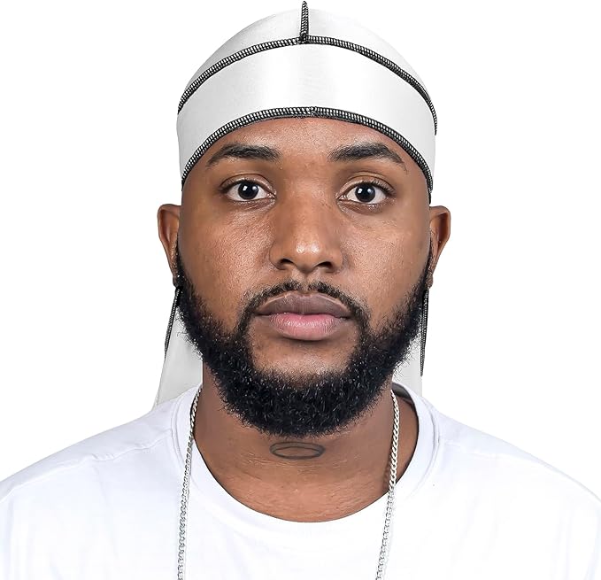 ForceWave Silky Durag for Men Wave Cap Satin Dorag for Men Women 360 Wave