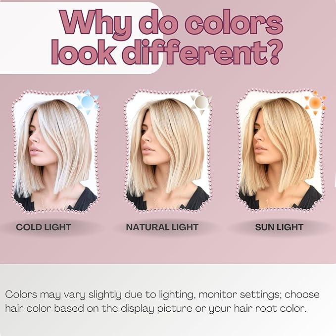 2 Pcs Short Hair Extensions, Human Hair Pieces for Women Adding Volume 6 inch Dark Blonde and Bleach Blonde