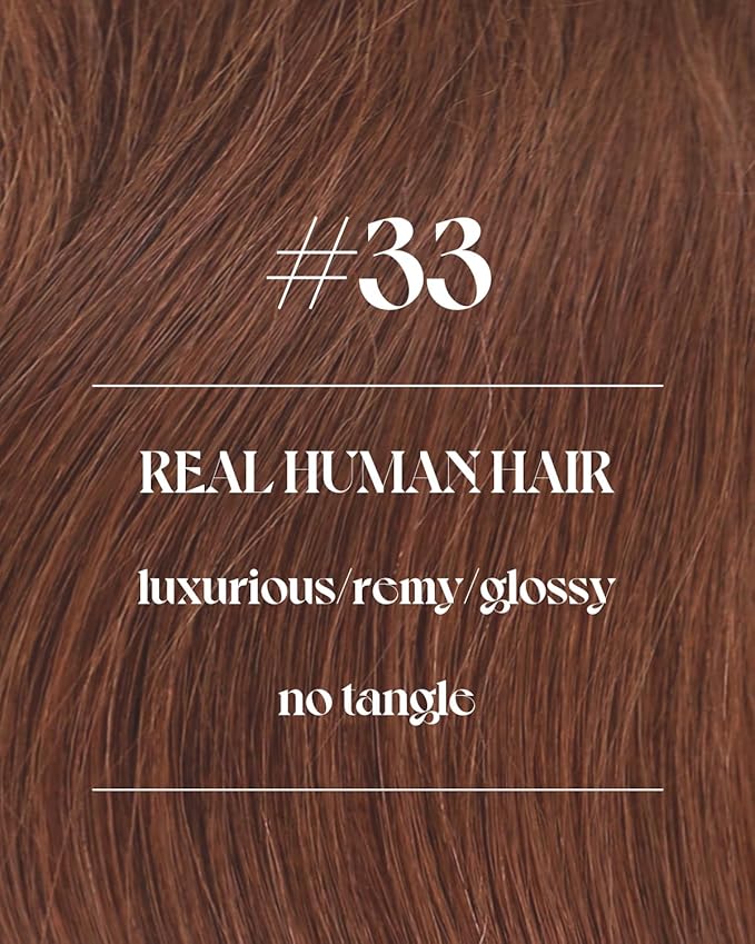 Sunny Hair Weft Hair Extensions Human Hair 20inch Auburn Sew in Hair Extensions Real Human Hair Long Straight Hair Wefts Human Hair Sew in Remy Hair Bundle For Women Color Blending 100g