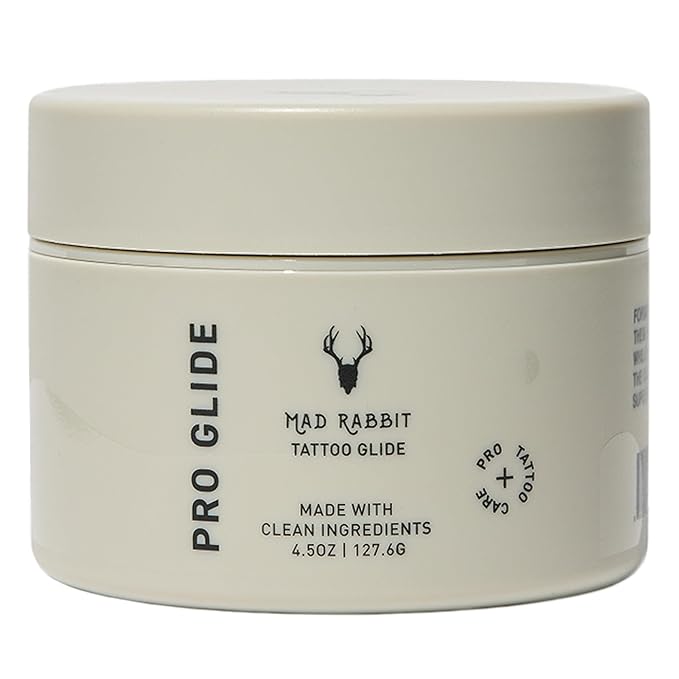 Tattoo Artist Glide | Clean Vegan Tattoo Ointment for Tattooing, Essential Oils, Before + Aftercare, No-Petroleum Formula