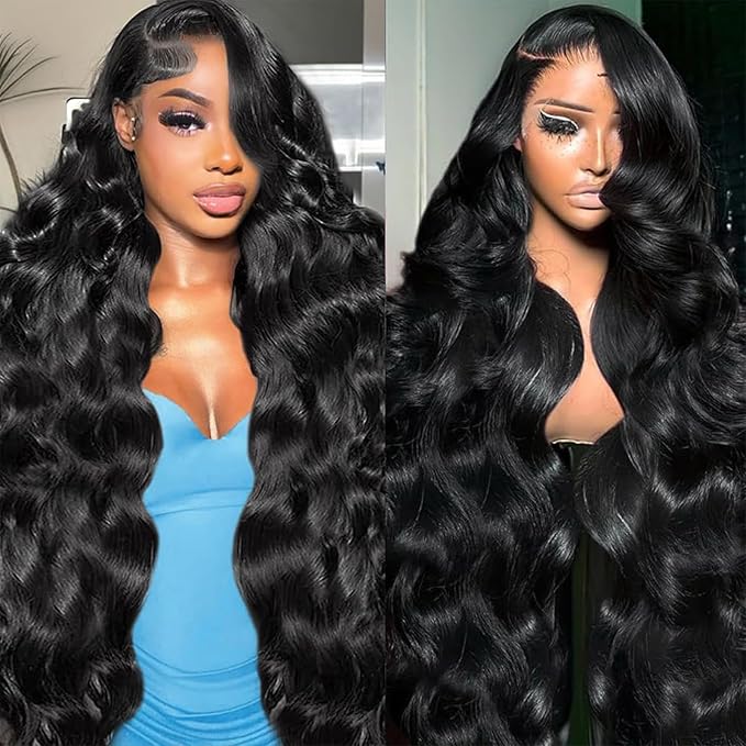13x6 Body Wave Lace Front Wigs Human Hair Wig 250 Density 15A Raw HD Lace Frontal Human Hair Wigs for Women 22 inch