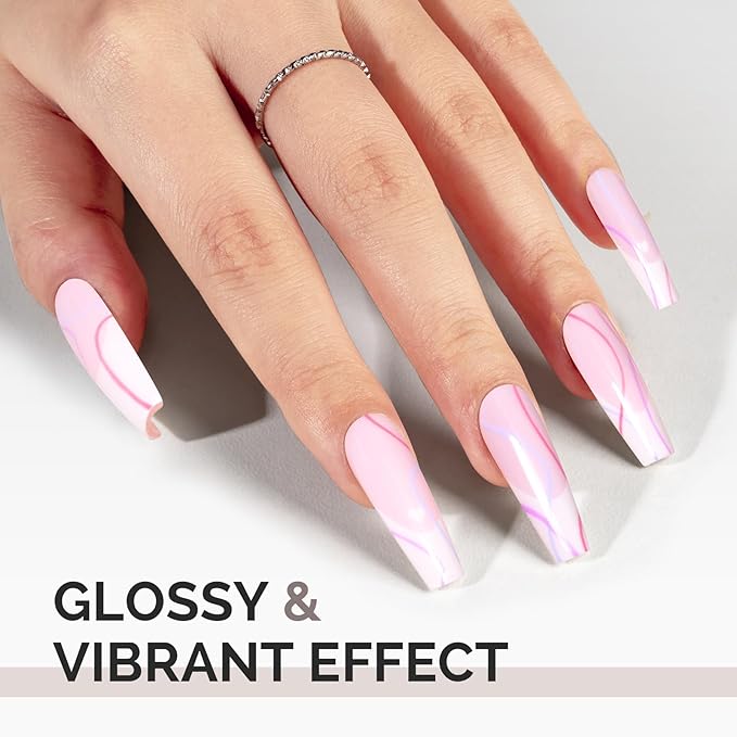 MelodySusie 15ML Milky Pink Gel Nail Polish, Nails Soak Off UV LED Creamy Pink Gel Polish Gift for Women Nail Art Manicure Salon DIY Nail Design Decoration at Home-A2601