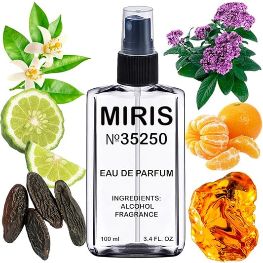 MIRIS No. 35250, Inspired by Code Colonia, Long-Lasting Eau de Parfum for Men, Spray 3.4 Fl Oz / 100 ml