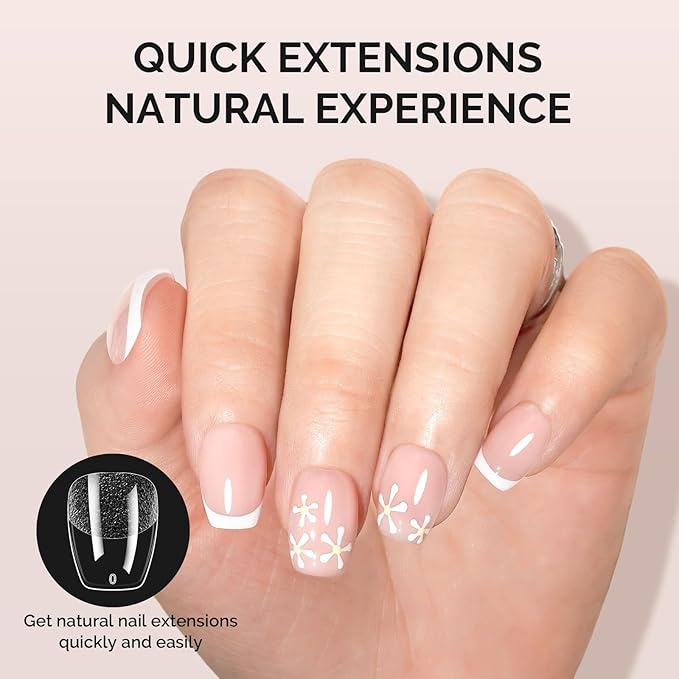 MelodySusie Extra Short Ballerina X Nail Tips - 300Pcs 15Sizes Clear Acrylic, Half Matte Full Cover Press on Nails for DIY Extension & Salon Use, Pre-Shaped for Long-Lasting Manicure