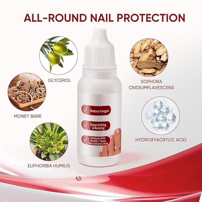 Toenail Treatment,Gentle Formula, Effectively Improves Nails for a More Beautiful Appearance