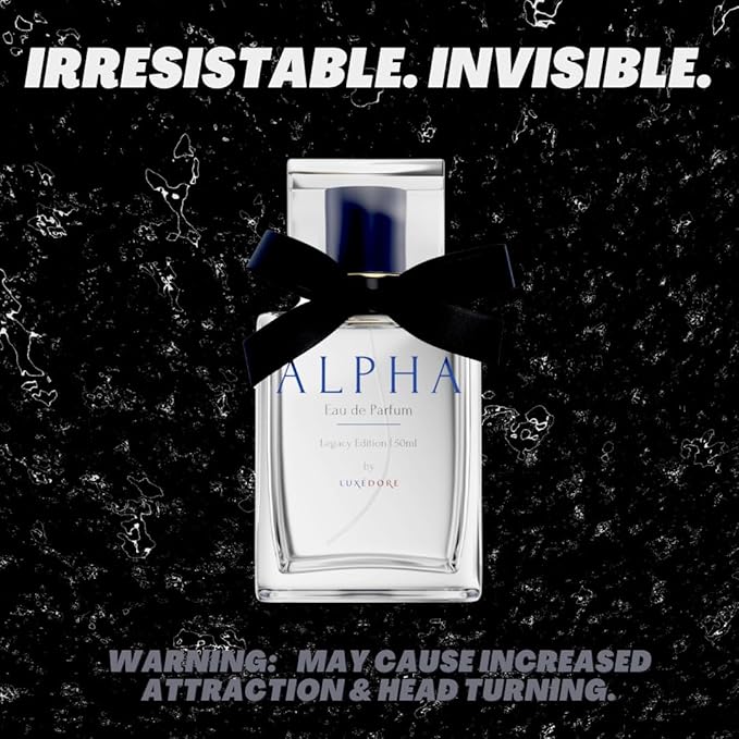 ALPHA, Perfume Classic, Eau De Parfum, Pheromone Cologne for Men, Fresh Woody Jasmine Fragrance