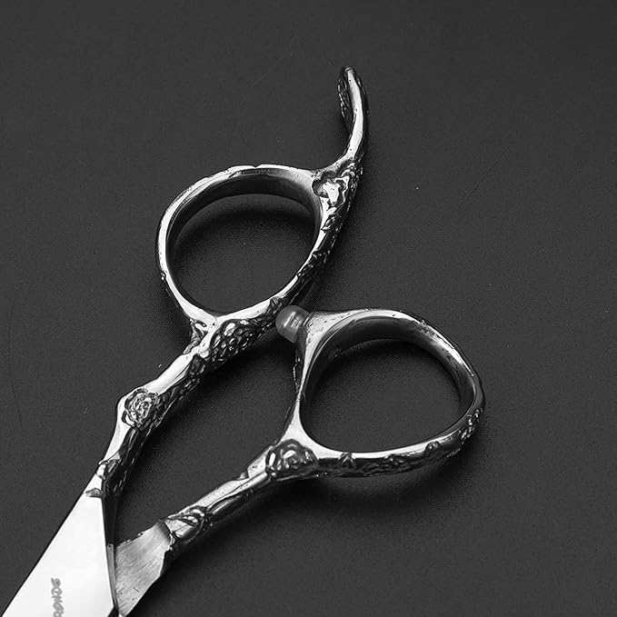 6/7/8 inch Cutting Thinning Styling Tool Rainbow Hair Scissors Professional Hairdresser Hairdresser Scissors Set (6-inch 3pc-A)