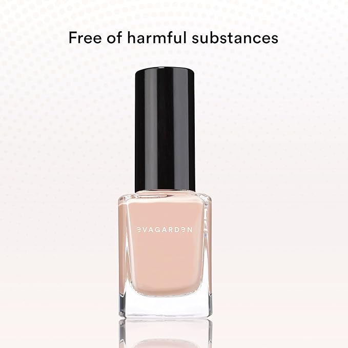 EVAGARDEN Sea Water Resistant Nail Polish - Saturated Color with Thin Film Coating - Attractive, Durable and Smooth Coverage - Clean Formula, No Harsh Substances - 630 Light Nude - 0.34 oz