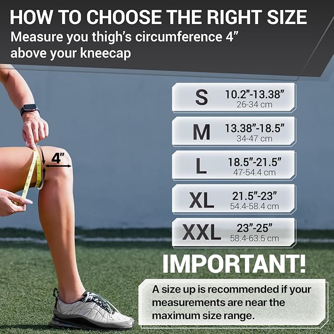 DR. BRACE ELITE Knee Brace with Side Stabilizers & Patella Gel Pads for Maximum Knee Pain Support and fast recovery for men and women-Please Check How To Size Video (Pluto, X-Large)