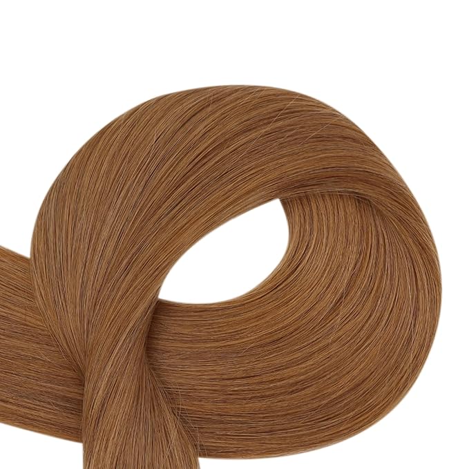 Full Shine Tape in Extensions Real Human Hair Color 330 Auburn Tape ins Human Hair Extensions 24 Inch Remy Extension 50G Invisible Seamless Skin Weft Straight Extension 20Pcs Natural Brazilian