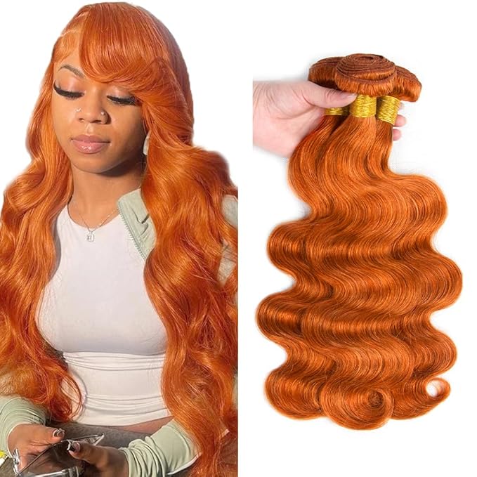 Ginger Bundles Human Hair Ginger Bundles 350 Human Hair Bundle 20 20 20 inch #350 Body Wave Bundle