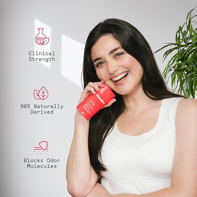 Duradry Clinical-Strength Antiperspirant Deodorant for Women and Men – Clean Formula with Natural Ingredients for Odor and Excessive Sweat Protection – Barca (SweetWater + Sea Salt) - pack of 2