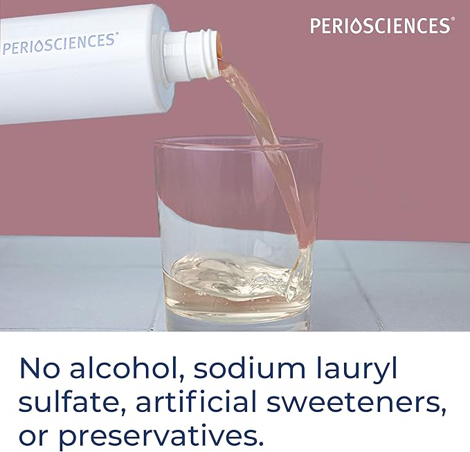 PerioSciences AO ProRinse Sensitive Gums Mouthwash with Antioxidants – Oral Rinse for Gum Health – 10 fl oz / 300ml
