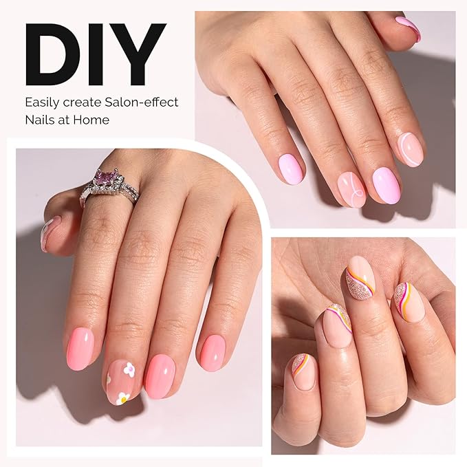 MelodySusie Short Oval Round Almond X Nail Tips - 300Pcs 15Sizes Clear Acrylic,Half Matte Full Cover Press on Nails for DIY Extension & Salon Use, Pre-Shaped for Long-Lasting Manicure
