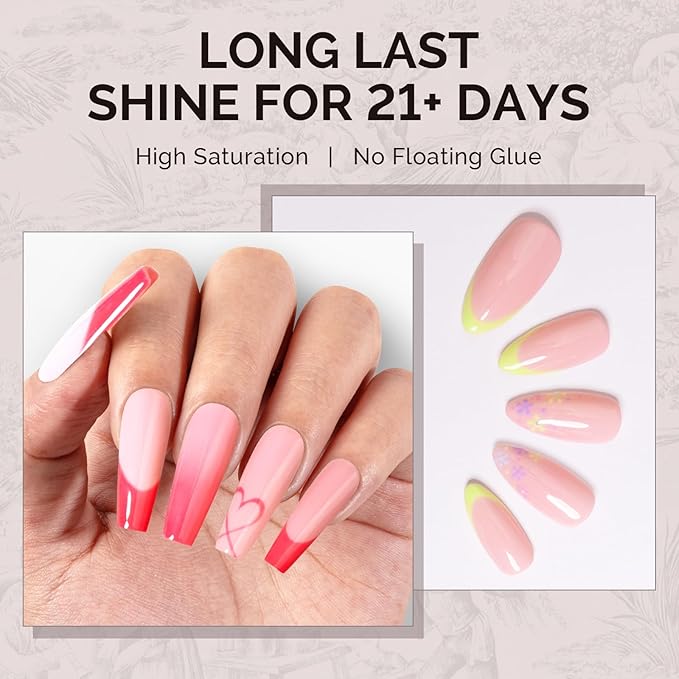 MelodySusie 0.5fl oz Milky Pink Gel Nail Polish, Nails Soak Off UV LED Baby Pink Gel Polish Gift for Women Nail Art Manicure Salon DIY Nail Design Decoration at Home-A2607