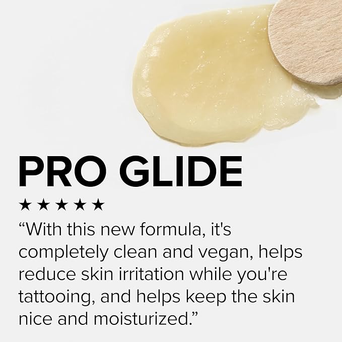 Tattoo Artist Glide | Clean Vegan Tattoo Ointment for Tattooing, Essential Oils, Before + Aftercare, No-Petroleum Formula