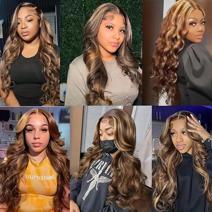 34 Inch P427 Human Hair Bundles Color 4/27 Body Wave Bundles Honey Blonde Single Bundle Brazilian Virgin Hair Extensions