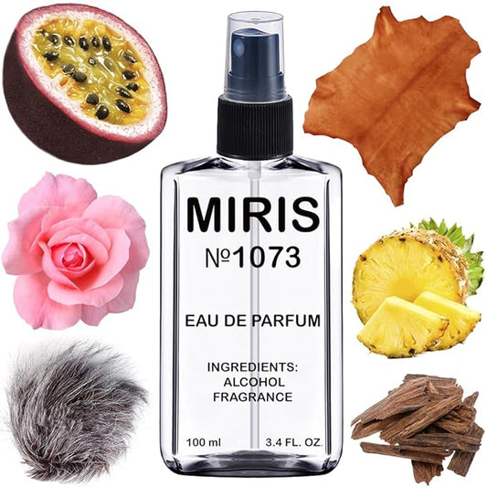 MIRIS No. 1073, Inspired by Tropical Wood, Long-Lasting Unisex Eau de Parfum for Women & Men, Spray 3.4 Fl Oz / 100 ml