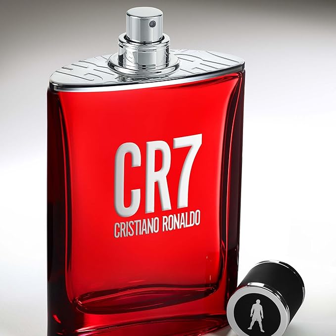 CR7 Cristiano Ronaldo - Eau De Toilette Cologne Scent for Men - Woody, Musky Men's Scent with Lavender, Cardamom, Tobacco, and Cedar - 1.7 oz