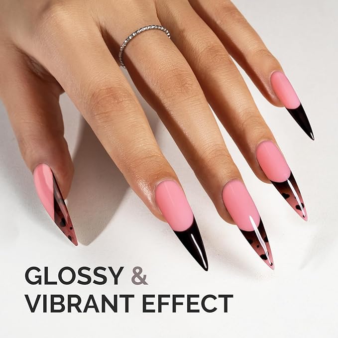 MelodySusie Pink Gel Nail Polish,0.5fl oz Nails Soak Off UV LED Pastel Pink Gel Polish Gift for Women Nail Art Manicure Salon DIY Nail Design Decoration at Home-1753