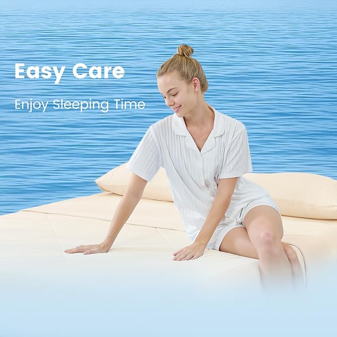 Cozy Bliss Cooling Comforter Twin Size, Cooling Blankets for Hot Sleepers and Night Sweats, Yellow Summer Comforter for Twin Size Bed, Breathable Soft Lightweight Silk Smooth