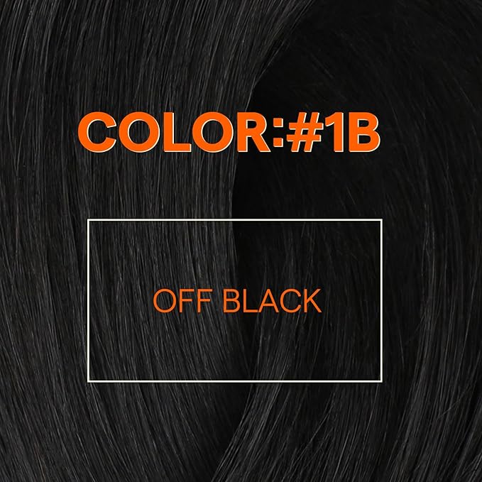 Full Shine Sew In Hair Extensions Color Off Black Human Hair Bundles Remy Straight Hair Weft Hair Extensions Sew In Real Human Hair Weft Extensions 80G 12 Inch