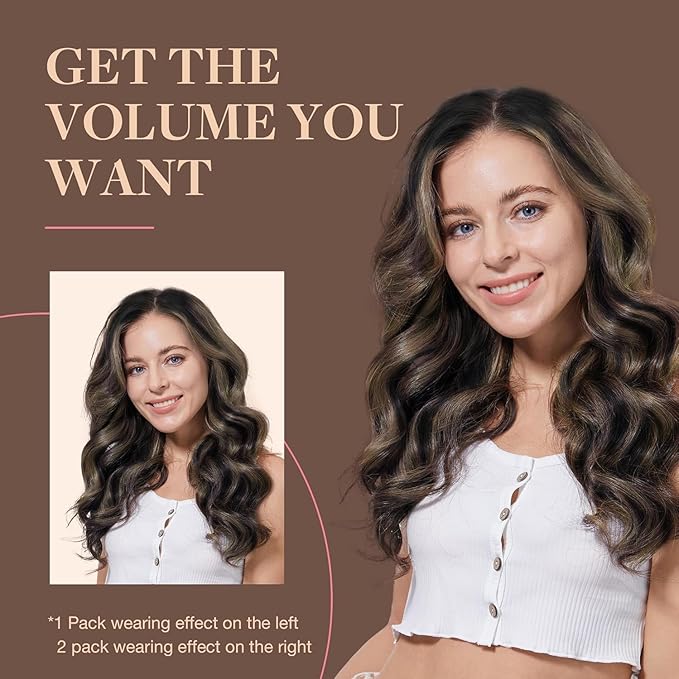 GOO GOO Clip in Hair Extensions Real Human Hair, Remy Human Hair Extensions Clip ins for Women, Natural Human Hair, 24 Inch 170g 7Pcs, 1B/16/1B Balayage Natural Black to Light Blonde