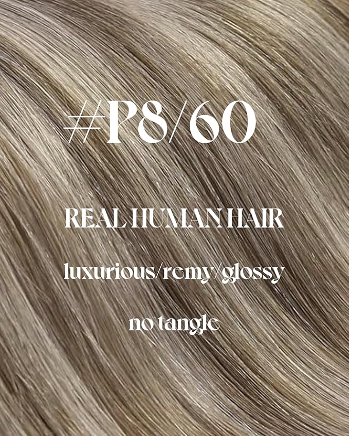 Sunny Hair Human Hair Extensions Sew in 24inch Weft Hair Extensions Brown Sew in Hair Extension Light Brown Highlights Blonde for Women Remy Hair 100g
