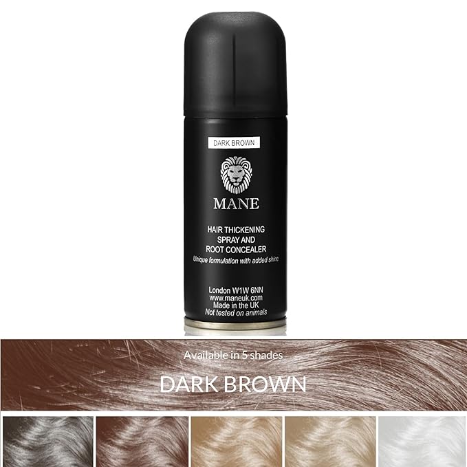 Mane Hair Thickener with a Seal and Control 100 ml duo pack (Dark Brown)