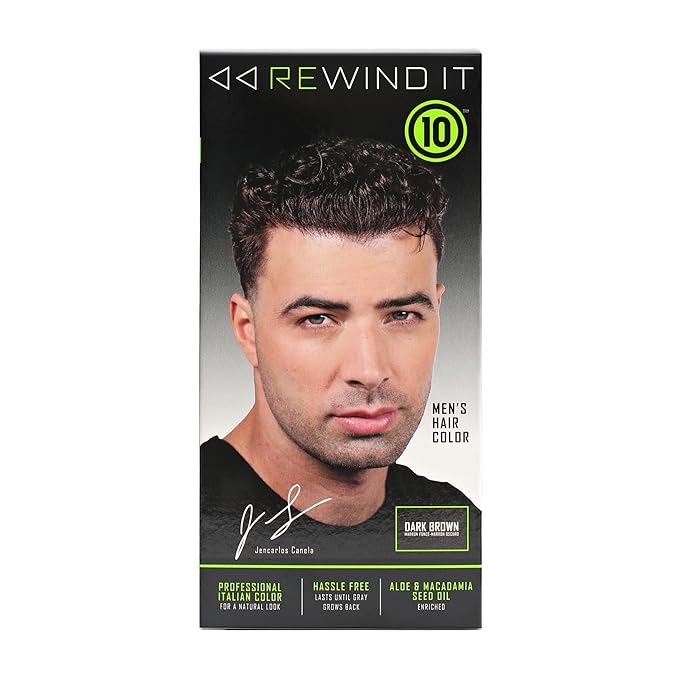 Dark Brown Men's Hair Color