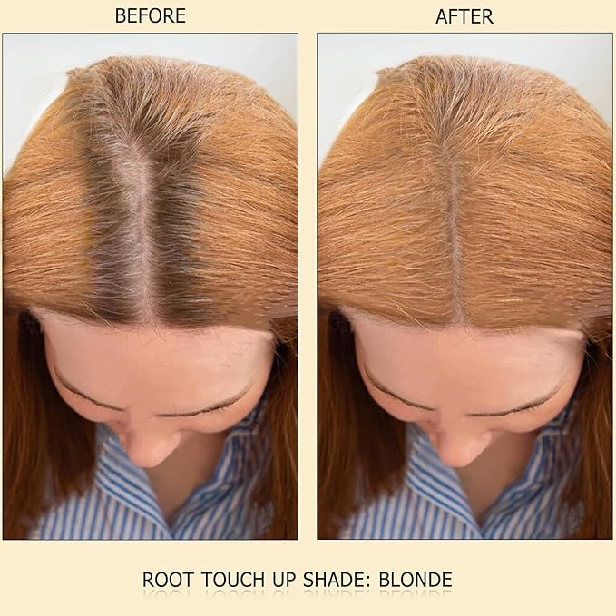 Root Touch Up Hair Color – 3 Color Blendable Hairline Powder for Gray Coverage, Root Cover Up & Thinning Edges – 48H Sweat Resistant, Natural Finish for Women & Men – Blonde