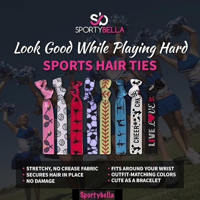 Infinity Collection Hair Ties for Women, Great Gift, No Crease Hair Ties, Premium Hair Accessories