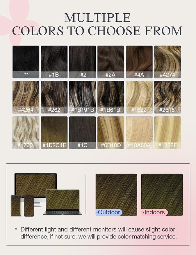 DOORES Invisi Edge Tape in Human Hair Extensions, Natural Black to Dark Brown and Chocolate Brown 10 Injection Tape-ins with 10 Classic Tape-ins 50g 14 Inch, Injected Tape in Extensions