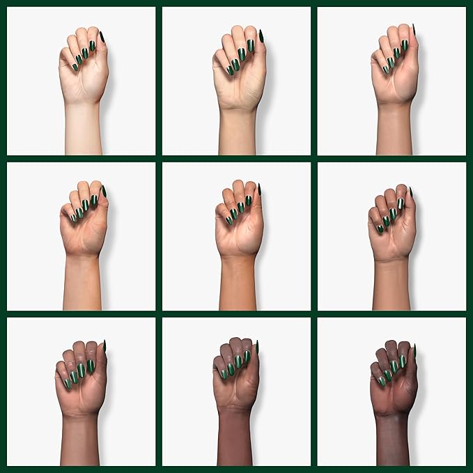VENALISA Gel Nail Polish, 12ml Emerald Green Color Soak Off UV LED Nail Gel Polish Nail Art Starter Manicure Salon DIY at Home, 0.43 OZ