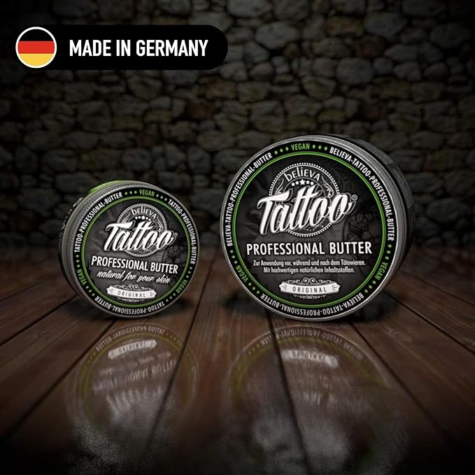 Aftercare Butter – Vegan Tattoo Care Balm for Moisturized & Nourished Skin – 3.38 oz