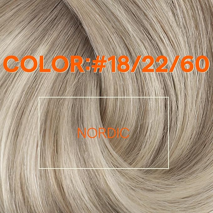 Full Shine Weft Hair Extensions 22 Inch Human Hair Sew In Extensions Color 18/22/60 Blonde Human Hair Bundles For Women Sew In Real Hair