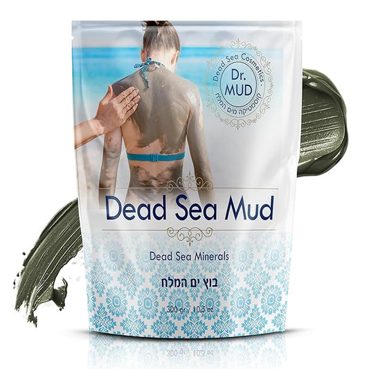 Dead Sea Mud Body Mask, Black Clay Treatment, Natural Minerals Deep Cleansing Mask (20.4 oz)