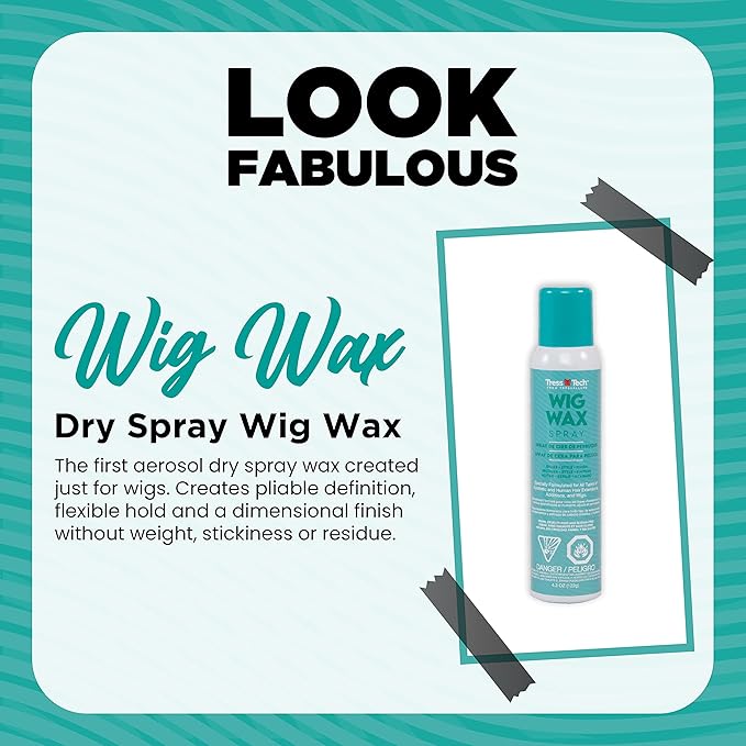 Tressallure TressTech Dry Spray Wig Wax | Add Volume in Wigs | All types of Hair | 1 Pack, 4.3 Fl. Oz.\