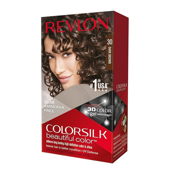 Revlon Color Silk Beautiful Hair Color, Dark Brown 30