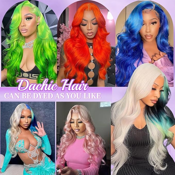 13x6 613 Lace Front Wig Human Hair 32 Inch Blonde Wig Human Hair Body Wave Glueless Wigs Human Hair 200% Density HD Lace Frontal Wigs Human Hair Pre Plucked
