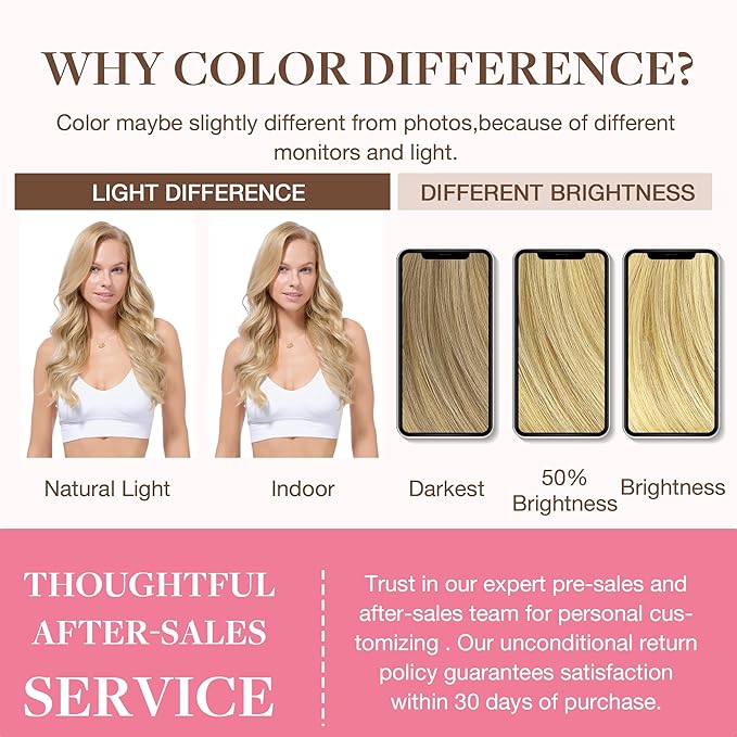 GOO GOO Clip in Hair Extensions Real Human Hair, Remy Human Hair Extensions Clip ins for Women, Natural Human Hair, 24inch 140g 7Pcs, #16/22 Light Blonde Highlighted Golden Blonde