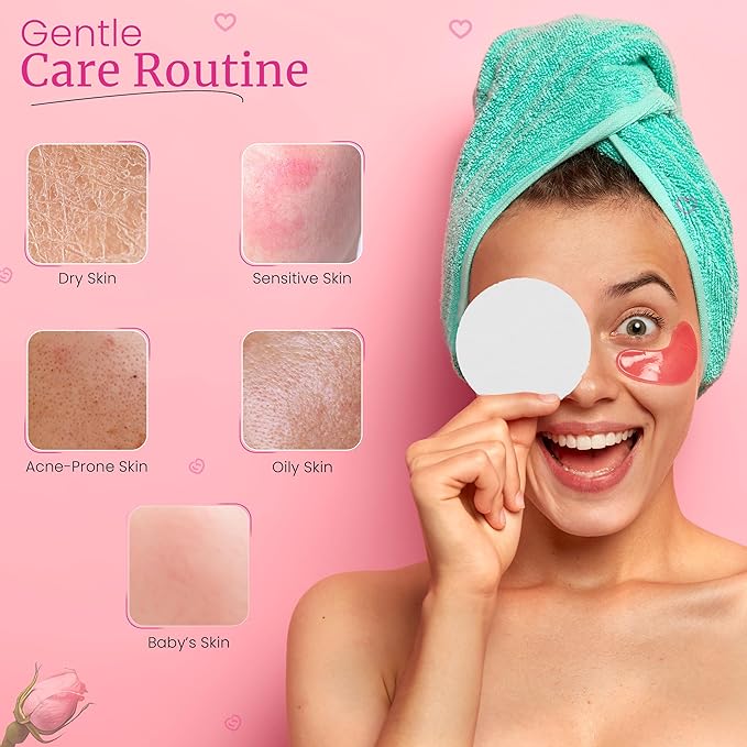 60 Count Compressed Facial Sponges - Natural Wood Pulp Round Esthetician Face Sponges for Cleansing, Daily Face Washing, Exfoliating Makeup, and Mask Removal (White)