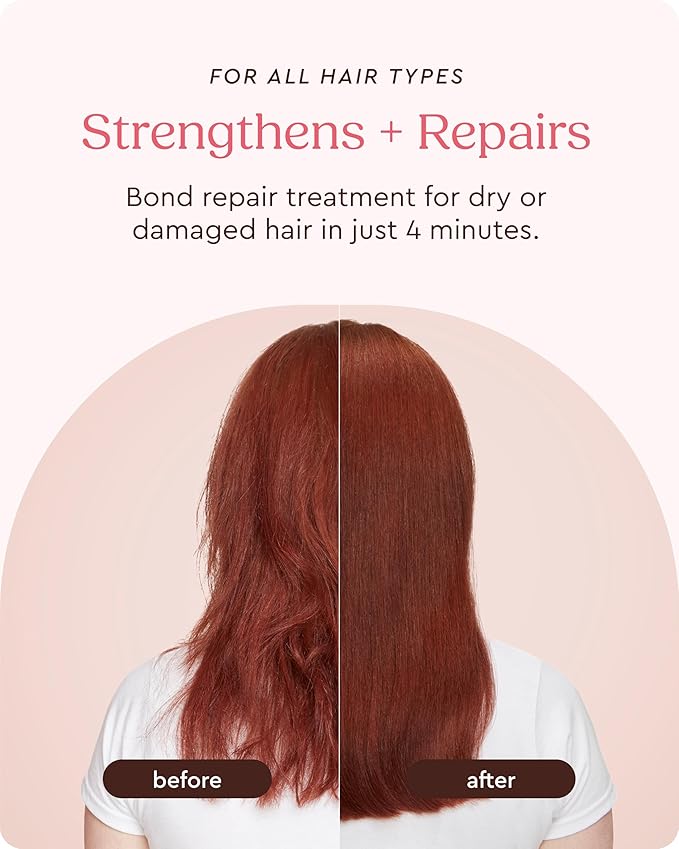 glaze Glaziplex Bond Repair Hair Treatment – 4-in-1 Bonding Formula – Deep Conditioning mask for Damaged Hair – Strengthens & Protects in Just 4 minutes - 4oz/120ml