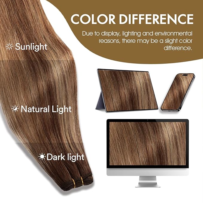 Sew in Hair Extensions Real Human Hair, 110g 16 inch 1B Natural Black Body Wave Bundles Remy Human Hair Weave Extensions Double Weft
