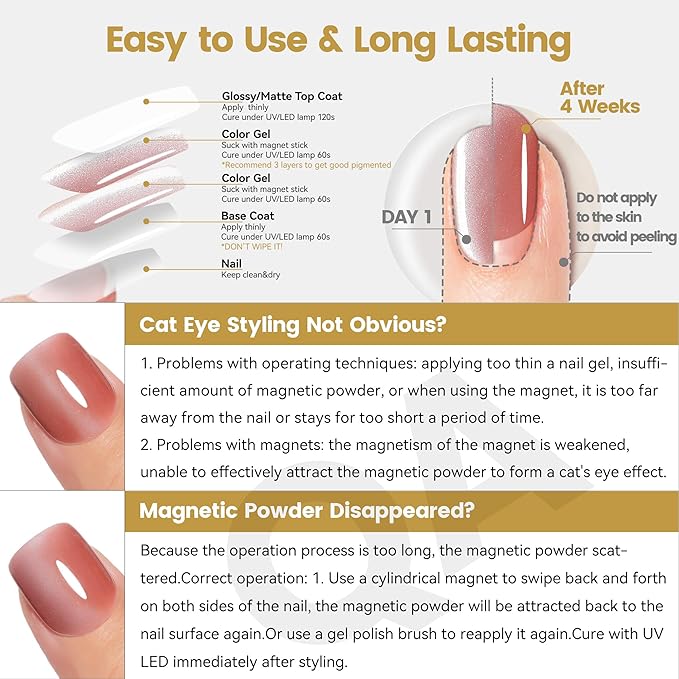 YTD Likomey Cat Eye Gel Nail Polish,Silk Glass 15ml Nude Pink Magnetic Shimmer Glitter Moonlight Jelly Shiny Salon Home Fall Winter UV Color Varnish with Magnet Stick,HEMA Free TPO Free,MY503
