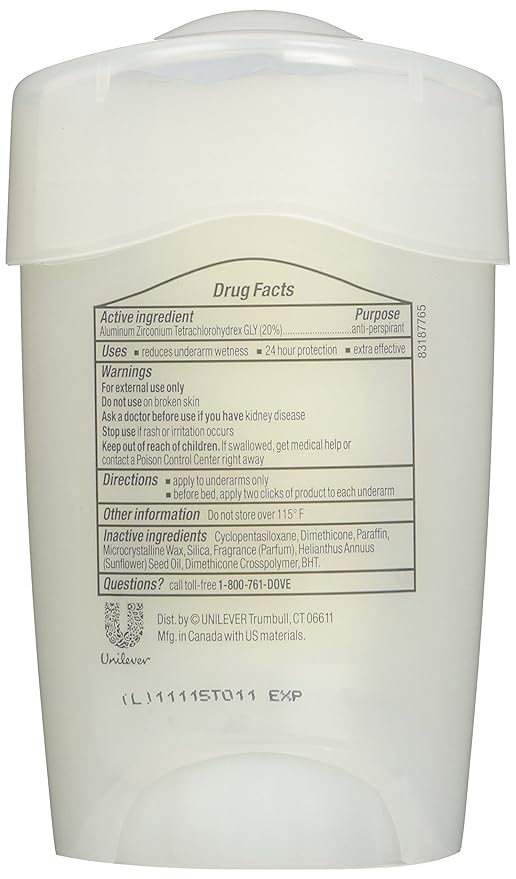 Dove Clinical Protection Antiperspirant Deodorant, Cool Essentials 1.7 Ounce, (Pack of 2)