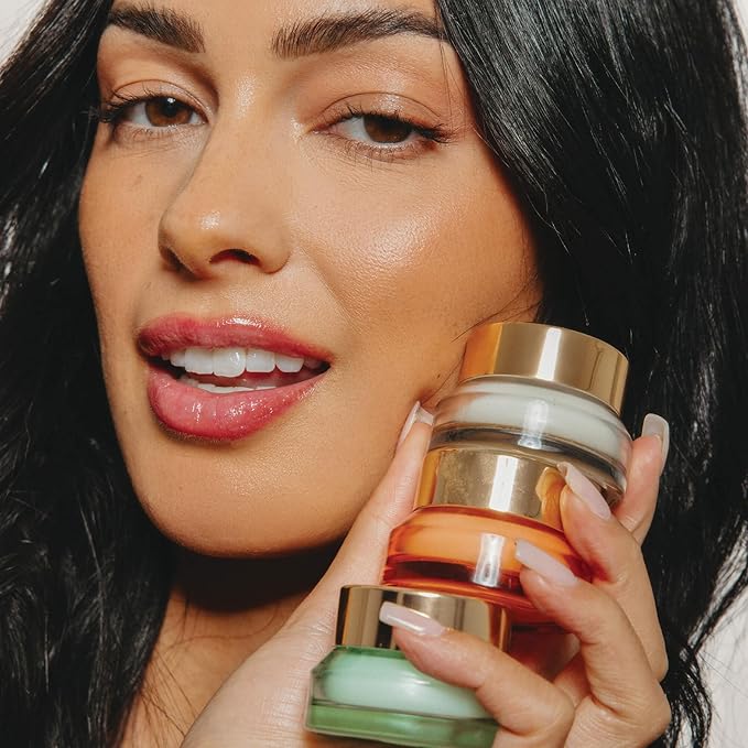 Poppy & Pout Marshmallow Creme Overnight Lip Mask – Soothing Lip Treatment with Shea Butter & Beeswax – Cruelty Free, Recyclable Glass Jar (0.65 oz)