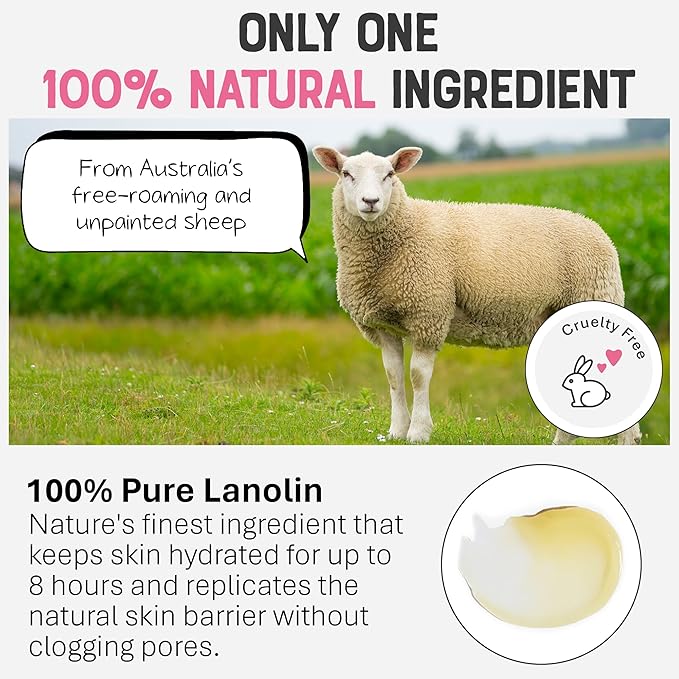 Dr. Lipp Original Nipple Balm 6x0.27fl oz/8ml – 10-in-ONE Multi-Purpose Moisturizer for Dry Skin, Lips, Hair, Cuticles & More – 100% Natural Lanolin Nipple Cream & Lip Balm – Fragrance & Cruelty Free